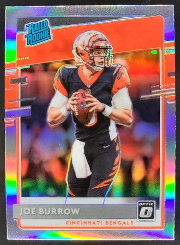 2020 Panini Donruss Optic Joe Burrow Holo Prizm #151 RC Cincinnati Bengals PN