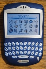 BlackBerry 7280 - Blue and Silver  Cingular  Very Rare GSM Smartphone