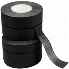 5 Rolls 3/4"x50FT High Temp Wiring Harness Tape - Self-Adhesive H6