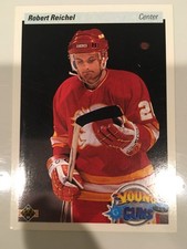 Robert Reichel Young Guns ROOKIE CARD 1990-91 Upper Deck #533 (RC)