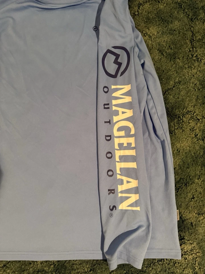 Magellan Fish Gear Shirt Size M Color Blue - Image 2 of 4