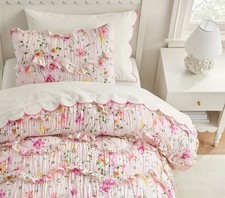 pottery barn kids Monique Lhuillier Jolie Quilt  Shams