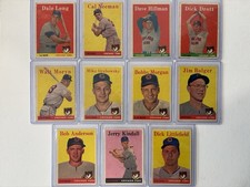 1958 Topps Chicago Cubs Baseball Card Lot (19) P to VG See Description 