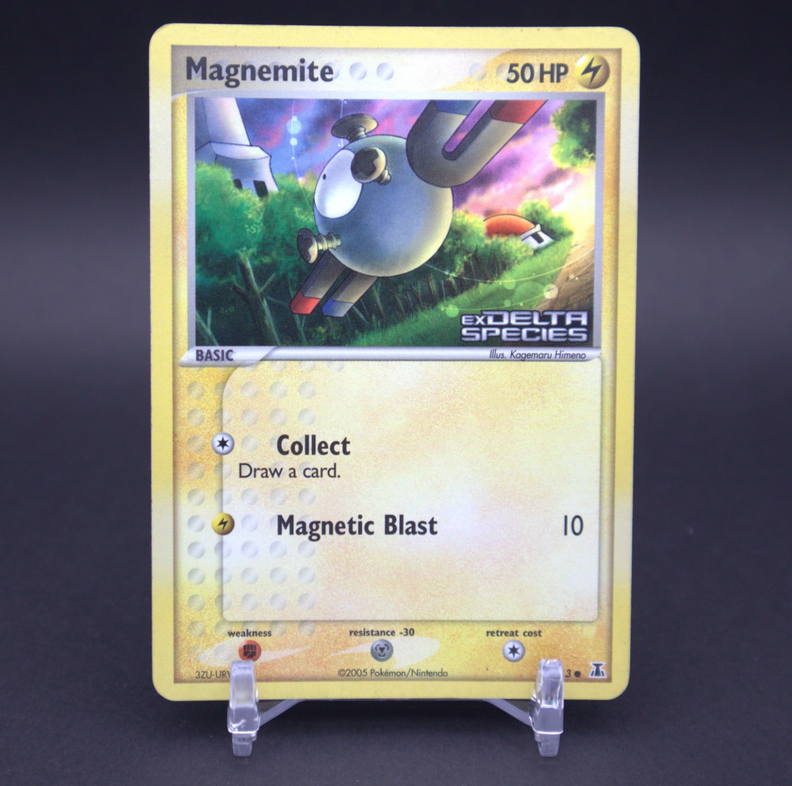 Pokemon | Magnemite 74/113 - STAMPED MID ERA REVERSE HOLO! - 2005: Delta Species