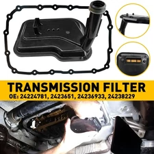 AUXITO Auto Transmission Filter + Oil Pan Gasket for 2022 1500 Silverado LTD EI