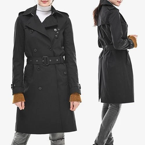 SAINT LAURENT (YSL) Saint Laurent Gabardine Women's Trench Coat 33676115