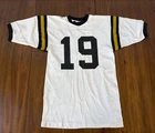 Vintage Holmes New Orleans Baton Rouge Jersey 19 White Black Gold