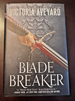 Blade Breaker Hardcover Victoria Aveyard New Sticker On Back Fantasy Harper Teen