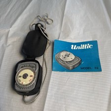 Unittic Exposure Meter Model 32 With Case And Manual
