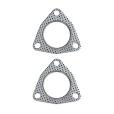 Rebvugr 2.5" 3-Bolt Car Exhaust Flange Gasket, 2PCS  High Sealing, Multifunc...