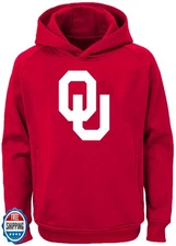 Outerstuff NCAA Youth 8-20 Team Color Performance Primary Logo Pullover Sweat