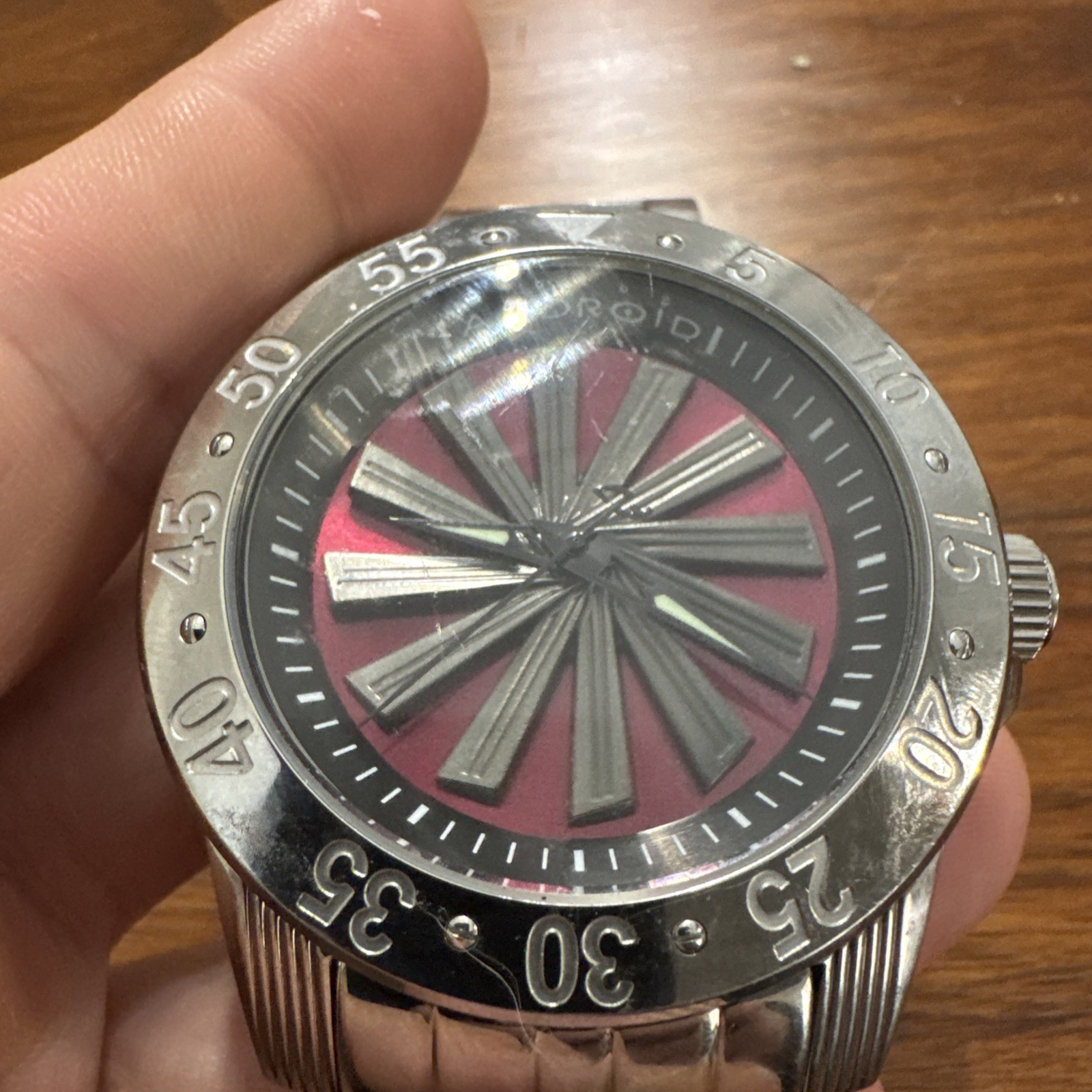 Android Time Machine Automatic Watch 48mm - Red A… - image 2