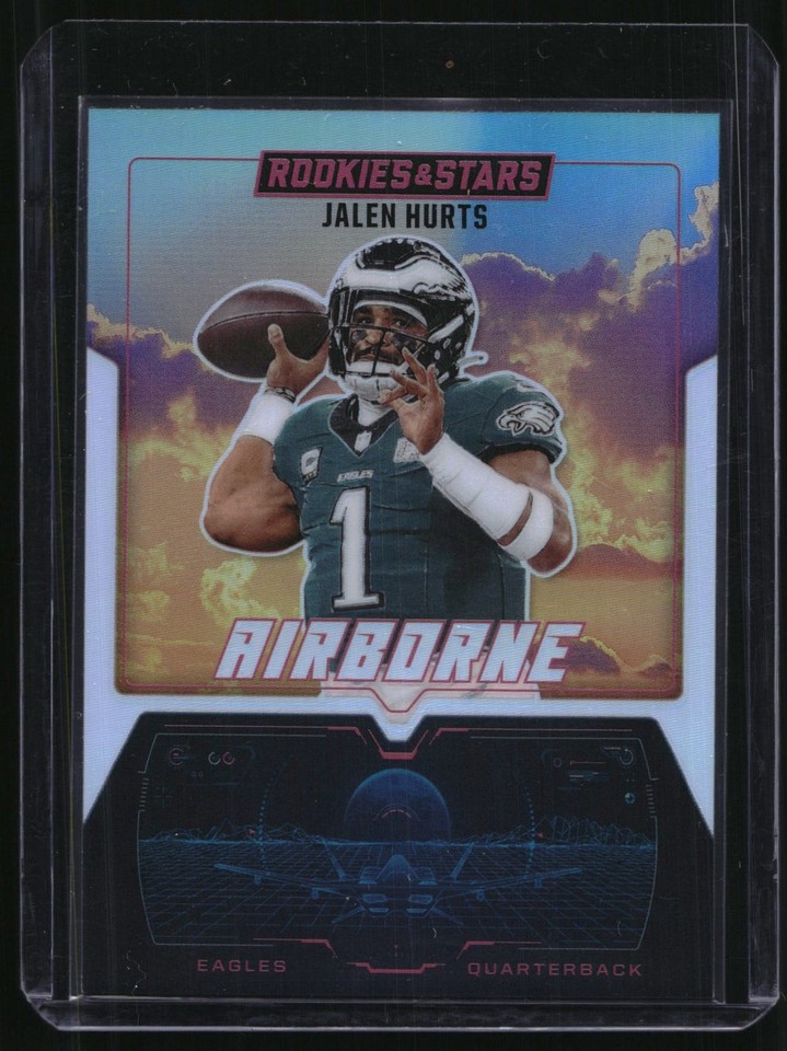 2025 Panini Rookies & Stars Jalen Hurts #3 Airborne Silver Philadelphia Eagles