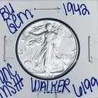 1942 BU UNCIRCULATED WALKING LIBERTY SILVER HALF DOLLAR AUTHENTIC U.S. MINT 6199