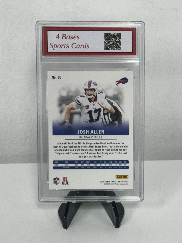 2024 Panini Prestige Josh Allen & James Cook Buffalo Bills 2 Card Team Set! - Image 3 of 4