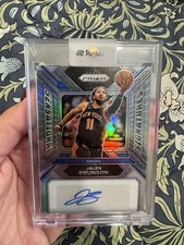 2023-24 Panini Prizm Jalen Brunson Sensational Signatures Auto SS-JB Knicks