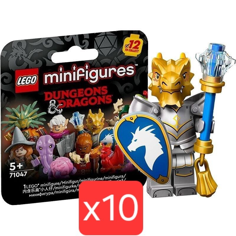LEGO 71047 Dragonborn Paladin Minifigures x10 Series 27 Dungeons & Dragons - New