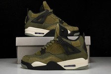 FB9927-200 AJ 4 Retro SE Craft Medium Olive Men's Size 4-13
