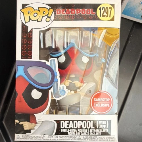 Funko Pop! Vinyl Marvel Deadpool (with Jeff) 1297 GameStop Exclusive Bobblehead