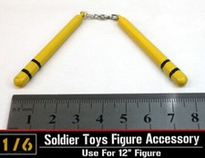 1:6  Chinese Kongfu Wooden Nunchuck Model For 12'' Figure Scene ﻿(Non real toys)