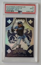 Fernando Tatis Jr. 2019 Panini Chronicles Crusade Holo #3 RC Rookie Card PSA 9