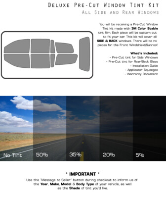 PreCut Film Front Two Door Windows COMPUTER CUT Any Tint Shade For ALL Dodge