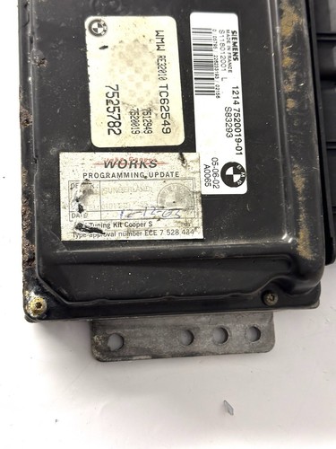 Genuine Used MINI (JCW 200) ECU for R53 Cooper S 2002 W11 Manual - 7525782 - Picture 3 of 9