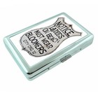 Vintage Poster D239 Silver Metal Cigarette Case Wallet Ladies Must Wear Bloomers