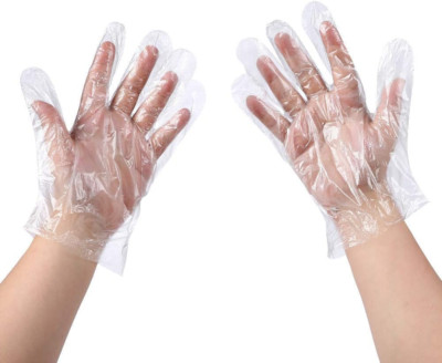 Brandon-Super Disposable Food Prep Gloves - 500 Piece Plastic Food Safe Disposab