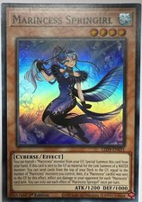 YuGiOh! Super Rare Marincess Springirl 1st Edition NM LED9-EN031 Combined Shipp