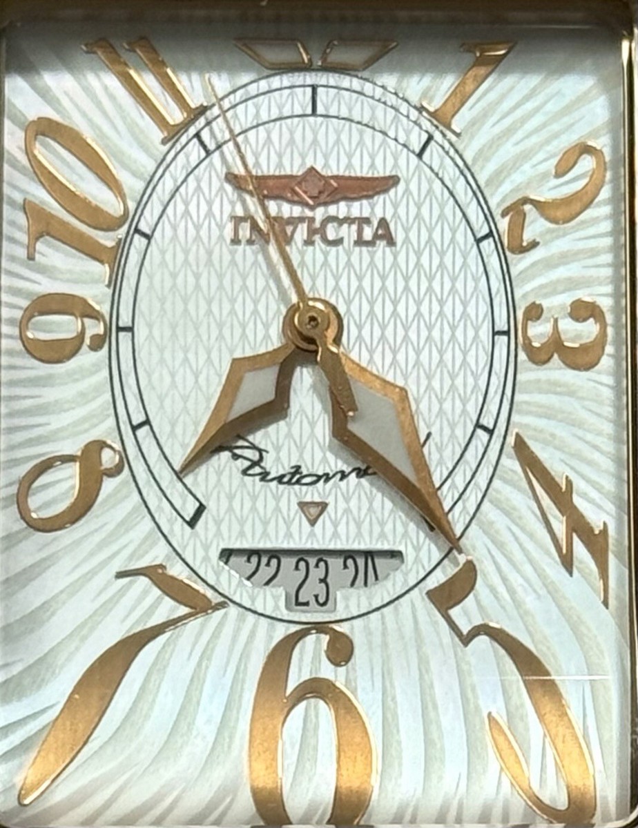 ETA 2824 | FLIP Times Square | Swiss Auto |36mm Rosetone Rectangle