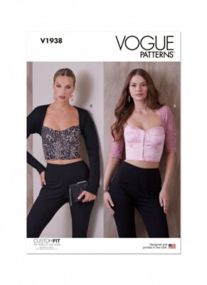 Vogue Schnittmuster 1938 Oberteile, Korsetts Y5 (18-20-22-24-26)