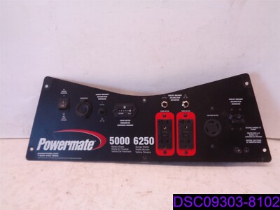 SIDE PANEL/WIRING ONLY Powermate 5000 Watt Portable Generator Control Panel