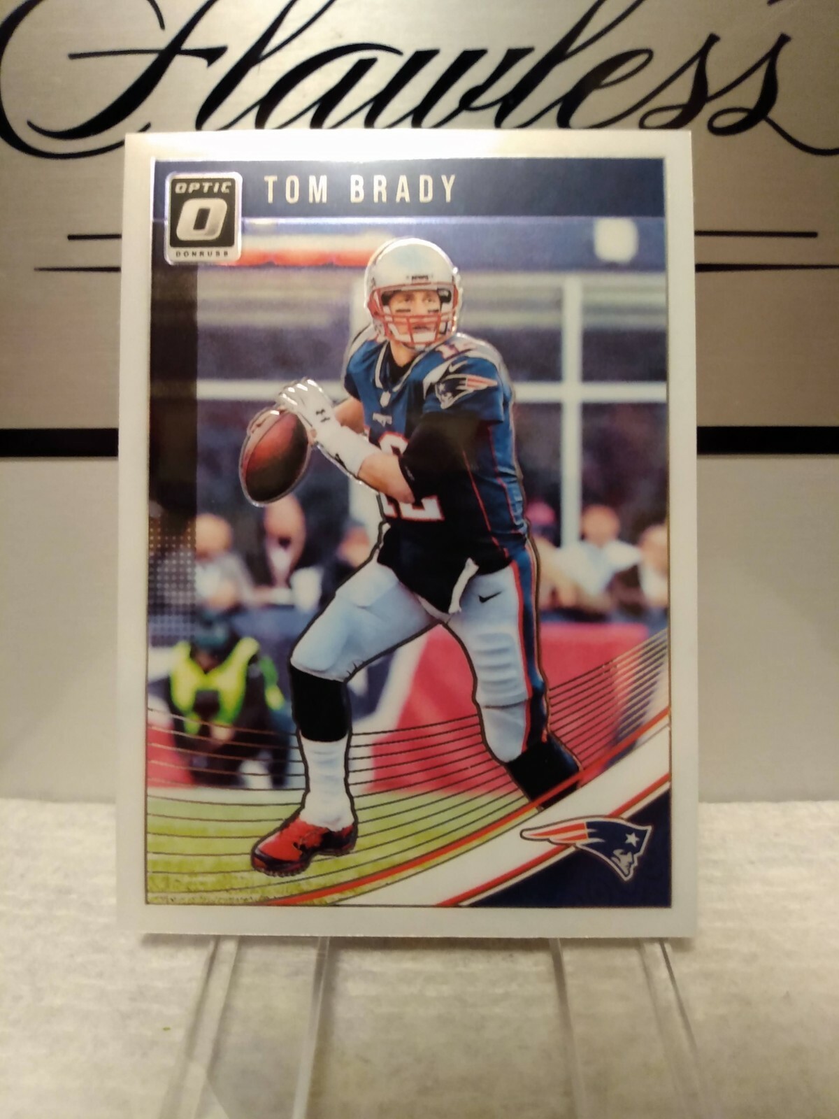 2018 Panini Donruss Optic Tom Brady very Sharp card #65