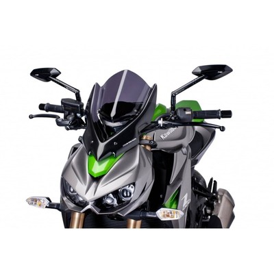 CUPOLINO PUIG NAKED N.G. TOURING PER KAWASAKI Z1000 1000 2014 > 2016 FUME SCURO