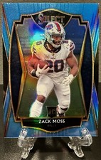 2020 Select ZACK MOSS Premier Level #/99 Light Blue Prizm RC🔥Utah Bills Colts