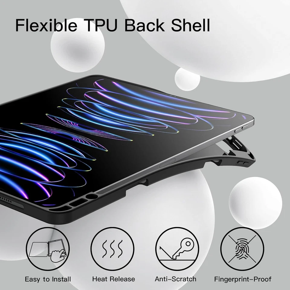 Slim Case for iPad Pro 12.9" 2022/2021 with Pencil Holder - Image 3 of 4