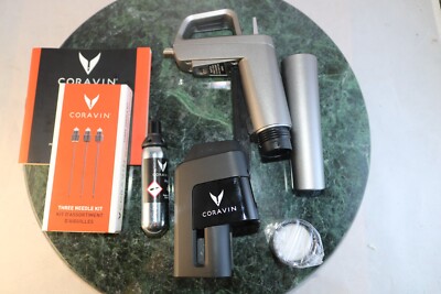 Coravin Pivot + Wine Aerator Preservation System Smart Needles CO2 Canister