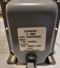 Stancor Auto Transformer P-8689 115V 50/60 Hz NEW
