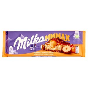 Milka Chocolate | Caramel And Hazelnut Chocolate Tablet | 10,5 Oz /300 Gr