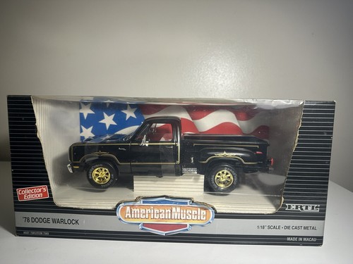 Miniature Ertl 1/18 - Dodge Warlock 1978 Noire, échelle 18, Diecast