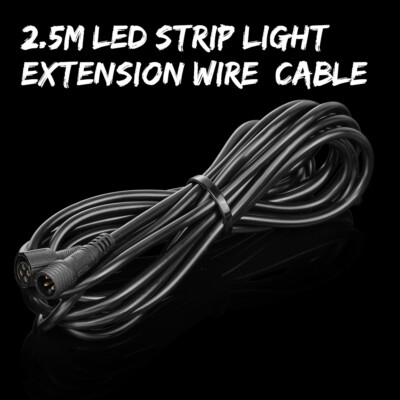 4-Pin Waterproof Extension Cable For RGB Rock Lights - 8ft, 12V/24V