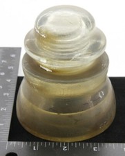 Glass Utility Insulator Armstrong DPI - Made in USA - VINTAGE