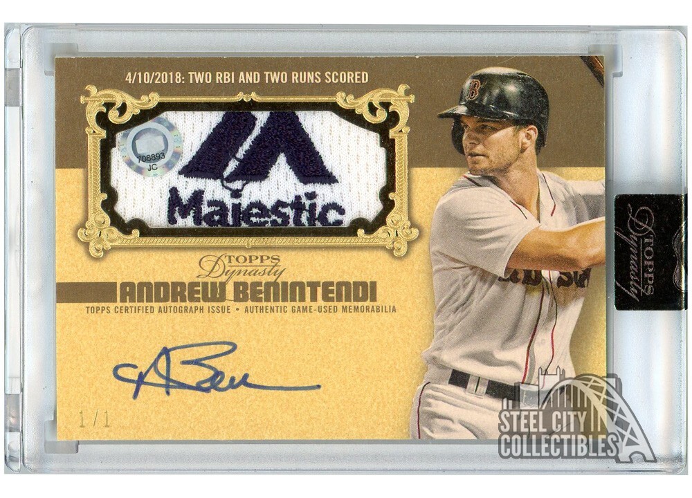 【1枚限定】ANDREW BENINTENDI AUTO PATCH 1枚限定】ANDREW BENINTENDI AUTO PATCH 【公式通販】