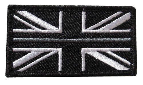 The Thin Silver Line Prison Officer Embroidered Badge Patch Union Jack Flag SML - Photo 1 sur 2