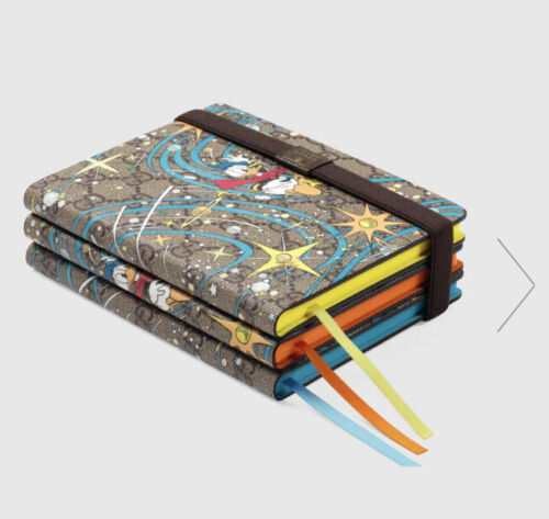 Disney x Gucci set of 3 Small Donald Duck notebooks - Afbeelding 1 van 12