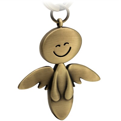 Schutzengel Schlüsselanhänger ''Smile'', Engel Glücksbringer Anhänger, Glücksengel