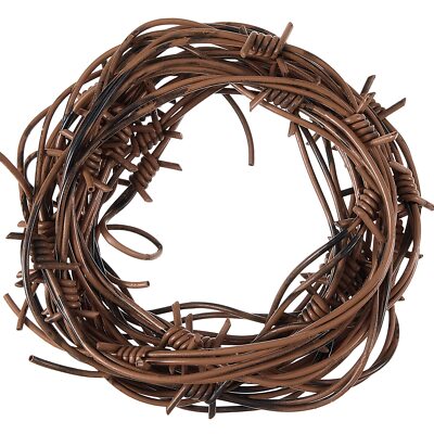 32ft Fake Rusted Barbed Wire Halloween Decoration Western Party Decor