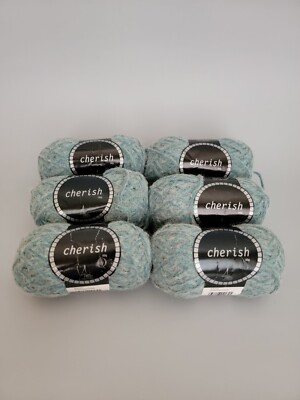 Lot Of 6 Skeins Cherish Sierra Pacific Crafts Alpaca/Acrylic P. Gauguin Yarn 