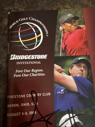 Adam Scott Autographed Program JSA T26533 Spectator Guide - Picture 3 of 6